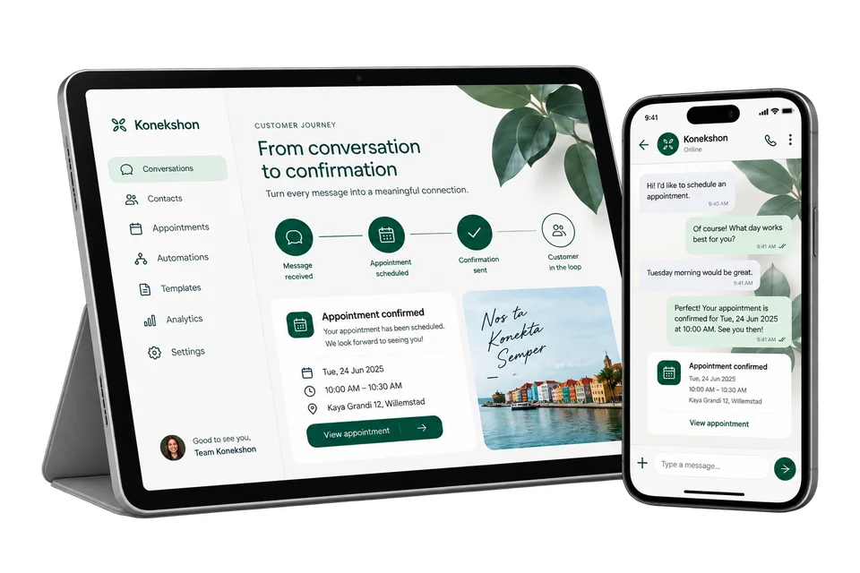 Email & WhatsApp service presentation